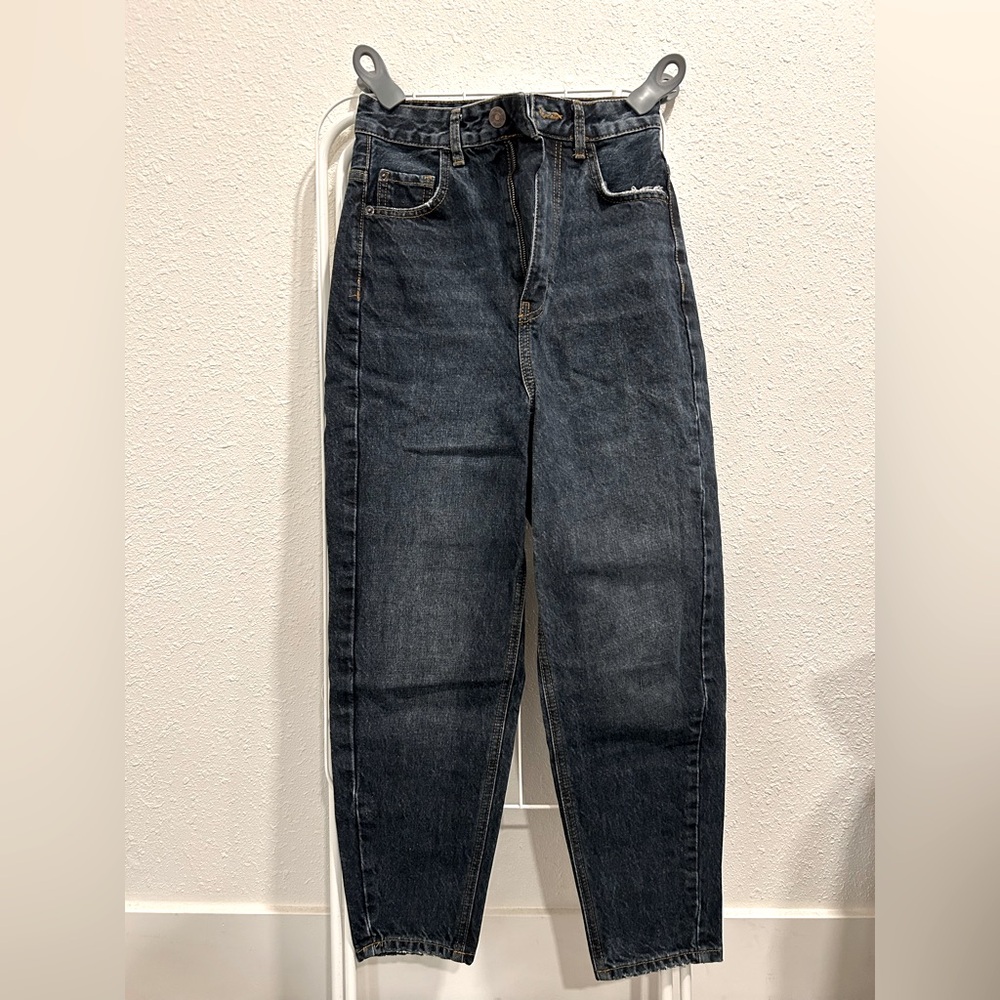 ZARA cropped denim